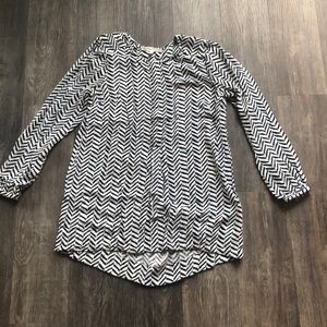 Women’s Daniel Rainn Patterned Blouse Sz Small